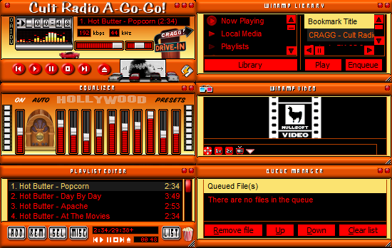 CRAGG Lavalamp Orange