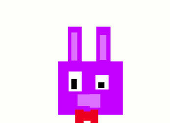 Pixelated Bonnie the bunny