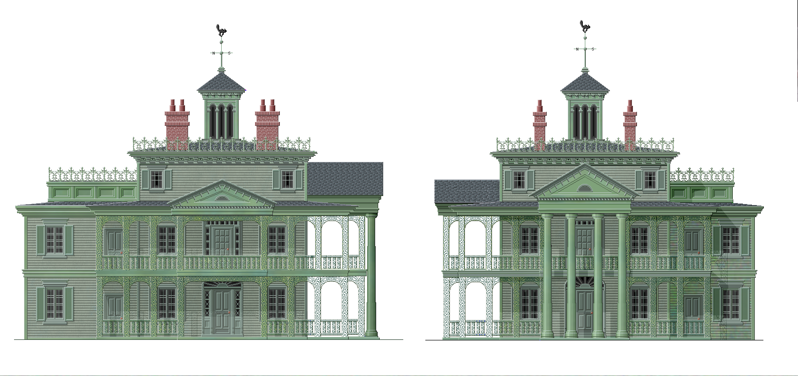 Early-Ghost-House-HM-Side 04 Colored (Corrected) by Gorto100 on DeviantArt