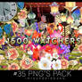 1500 WATCHERS! #35 png's pack