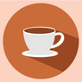 Flat Coffee Cup Icon