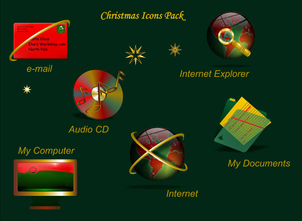 Christmas Icon Pack by 47songs on DeviantArt