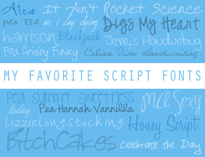 Script Fonts