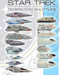 Star Trek 1:200 scale shuttles
