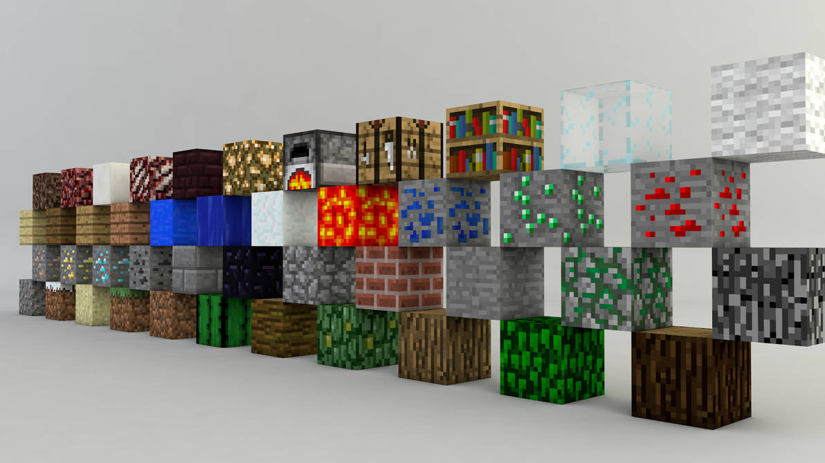 MinecraftBlocks by footthumb on DeviantArt