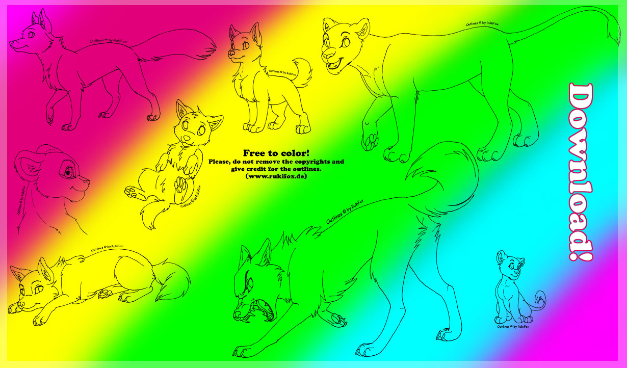 Animal Outline Set 01