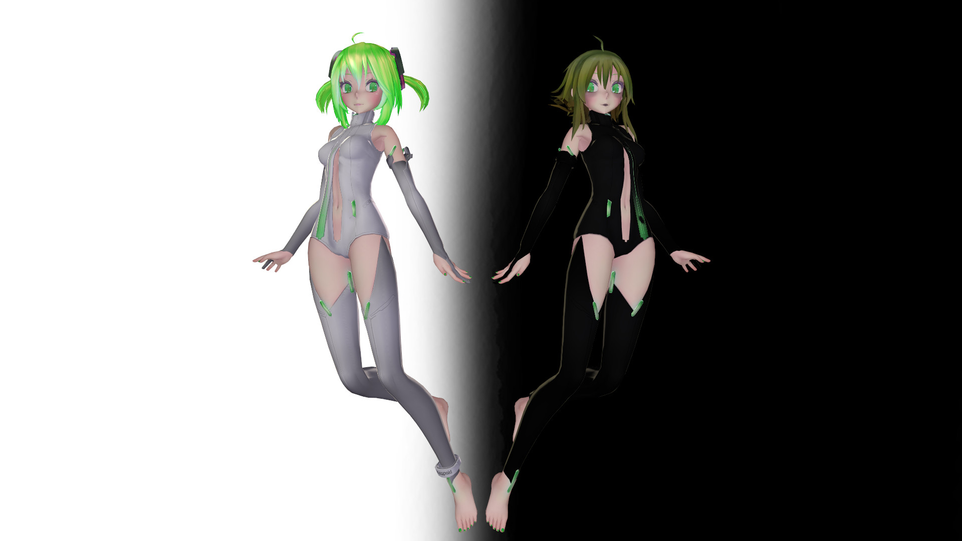 {MMD} tda Gumi light and dark model DL