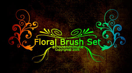Floral Brush Set