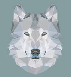 Low Poly Art: Wolf