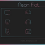 Neon Flat Icon Pack