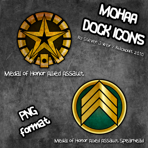 Medal of Honor AA Dock Icons