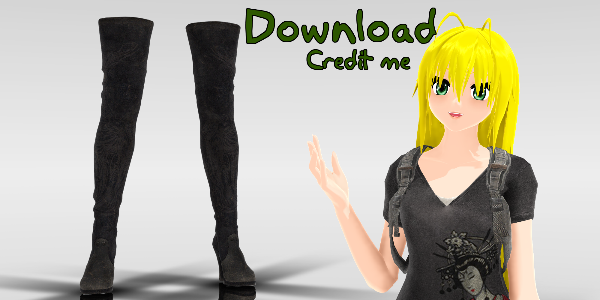 mmd: Shoes dl