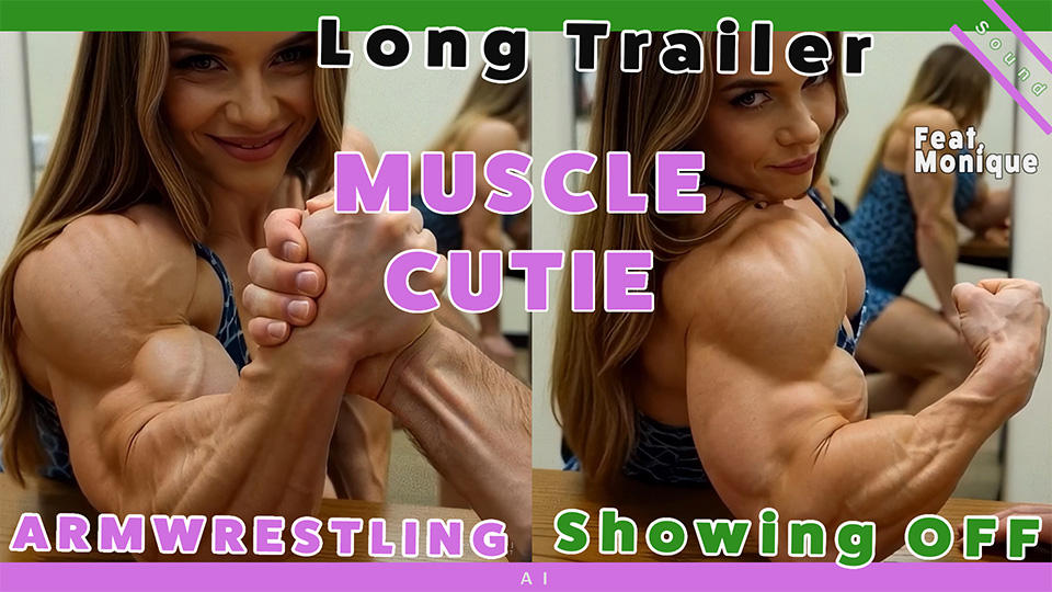POV Monique Armwrestling-  Long TRAILER [AI]
