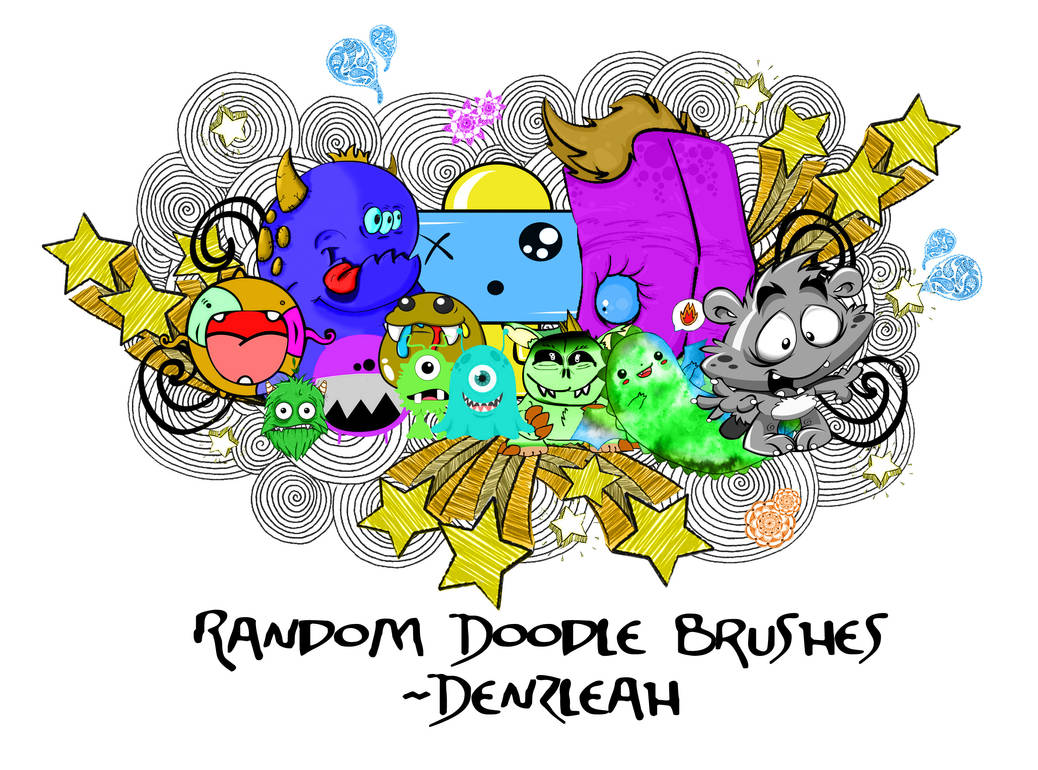 Random Doodle Brushes by denzleah on DeviantArt