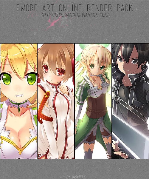 Sword Art Online Render Pack