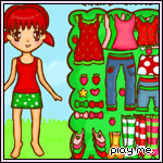 Strawberry dolly dress up