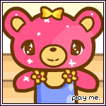 Glitter bear mini dressup