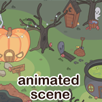 Halloween Town- Animated Scene