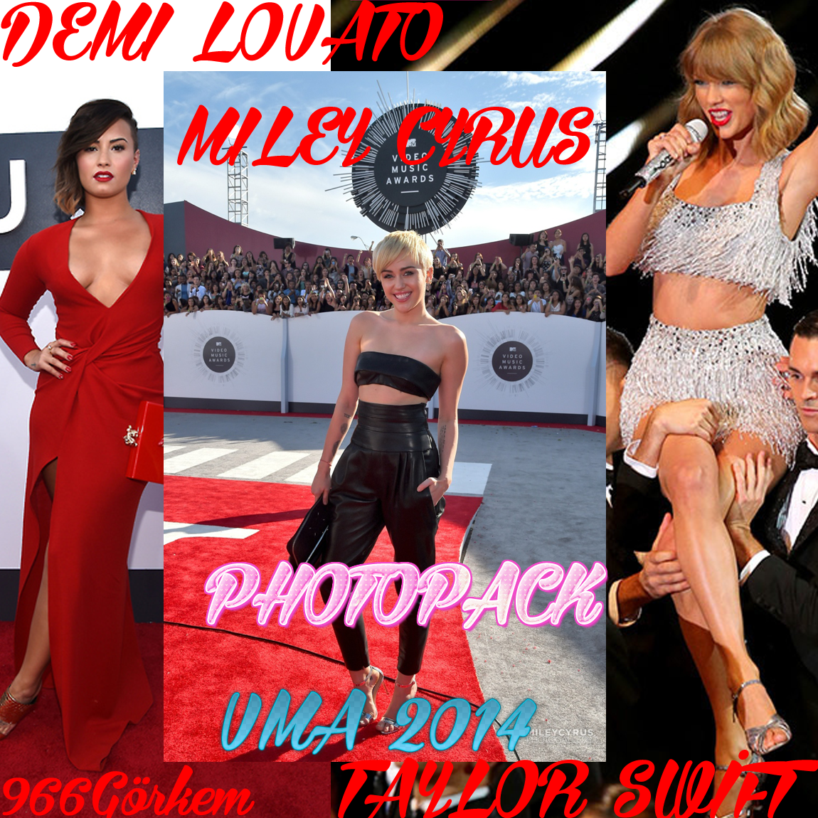 Miley Cyrus - Demi Lovato - Taylor Swift VMA 2014