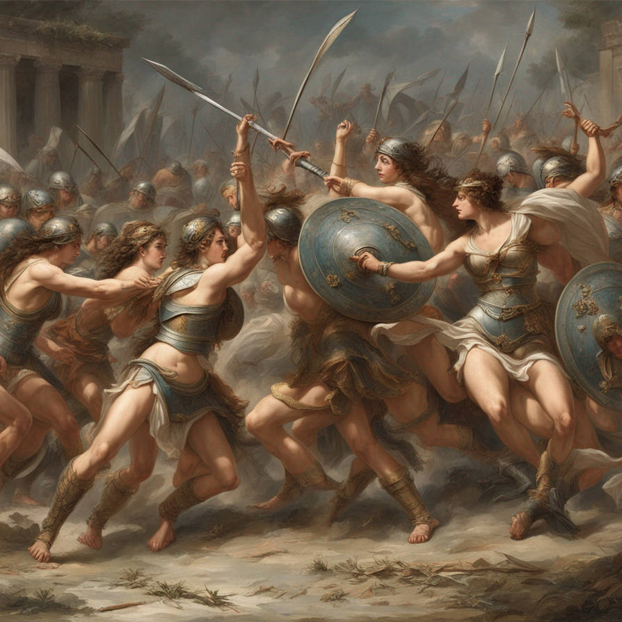 The Amazons vs The Desert Maidens by HenryZaidan on DeviantArt