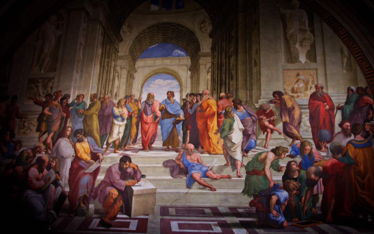 School of Athens Wallpaper by Purxle on DeviantArt