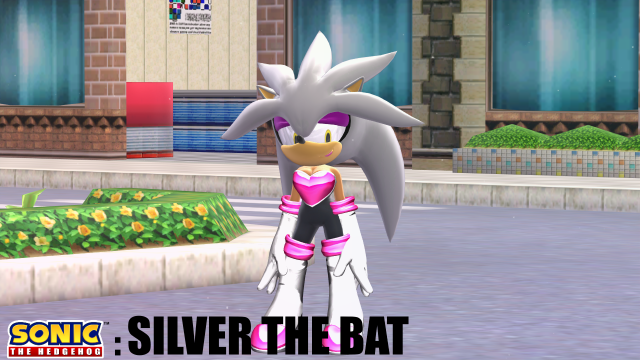 [MMD/model] Silver the Bat+DL by univermangamangasimu on DeviantArt