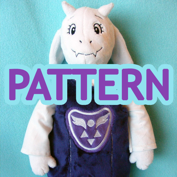 Toriel plushie pattern