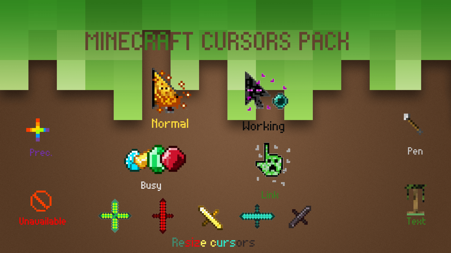 Minecraft Cursors