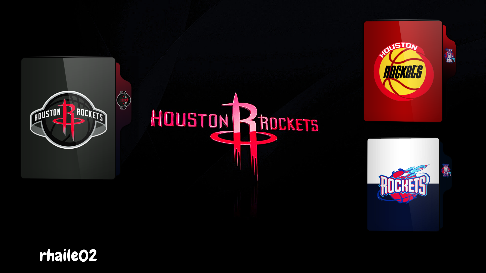 Houston Rockets Folder Icon by rhaile02 on DeviantArt