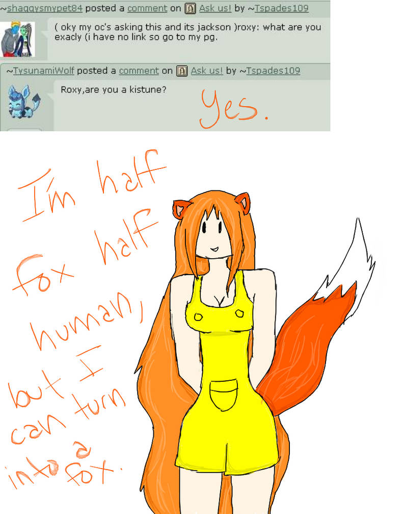 Question 3: Roxy The Fox by DarlingSpade on DeviantArt