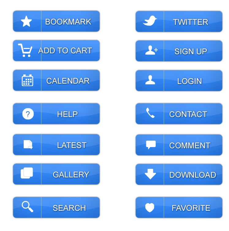 14 Free Website Buttons