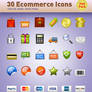 30 E-Commerce Icons PSD
