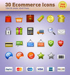 30 E-Commerce Icons PSD