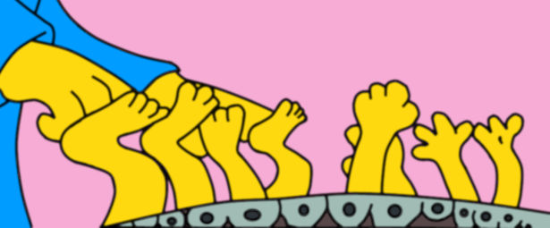 official simpsons tickling