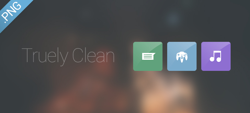 Truely Clean Icons