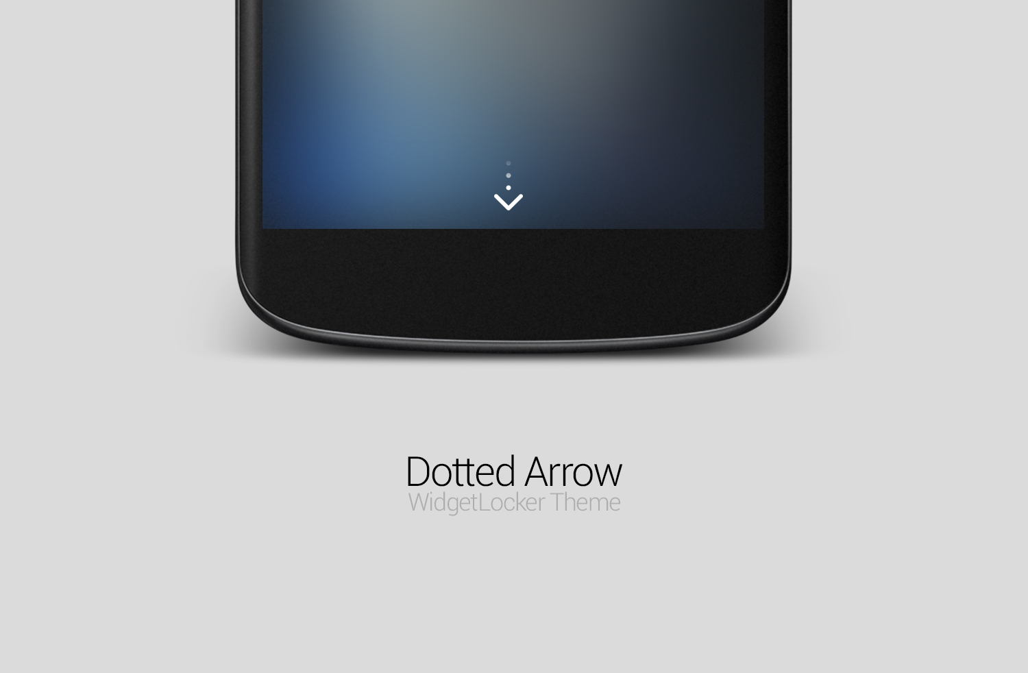 Dotted Arrow WidgetLocker Theme