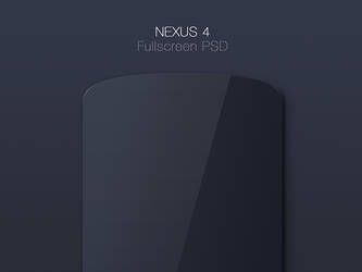 Nexus 4 Fullscreen PSD