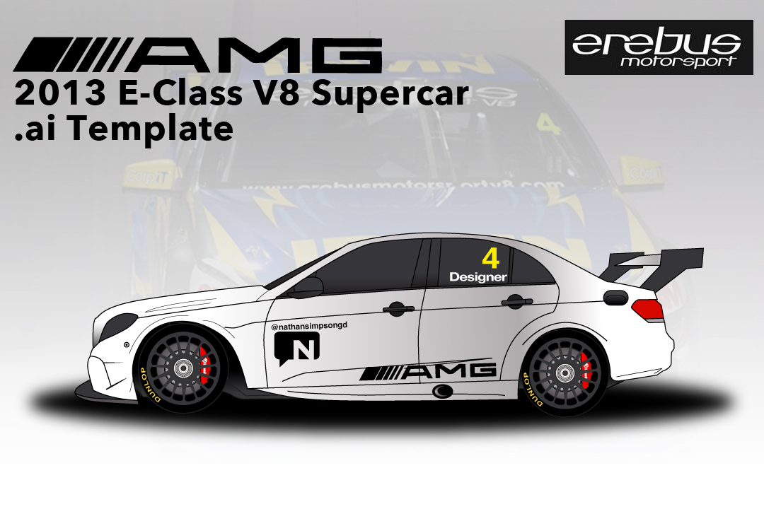 V8 supercar liveries templates V8 supercar liveries templates