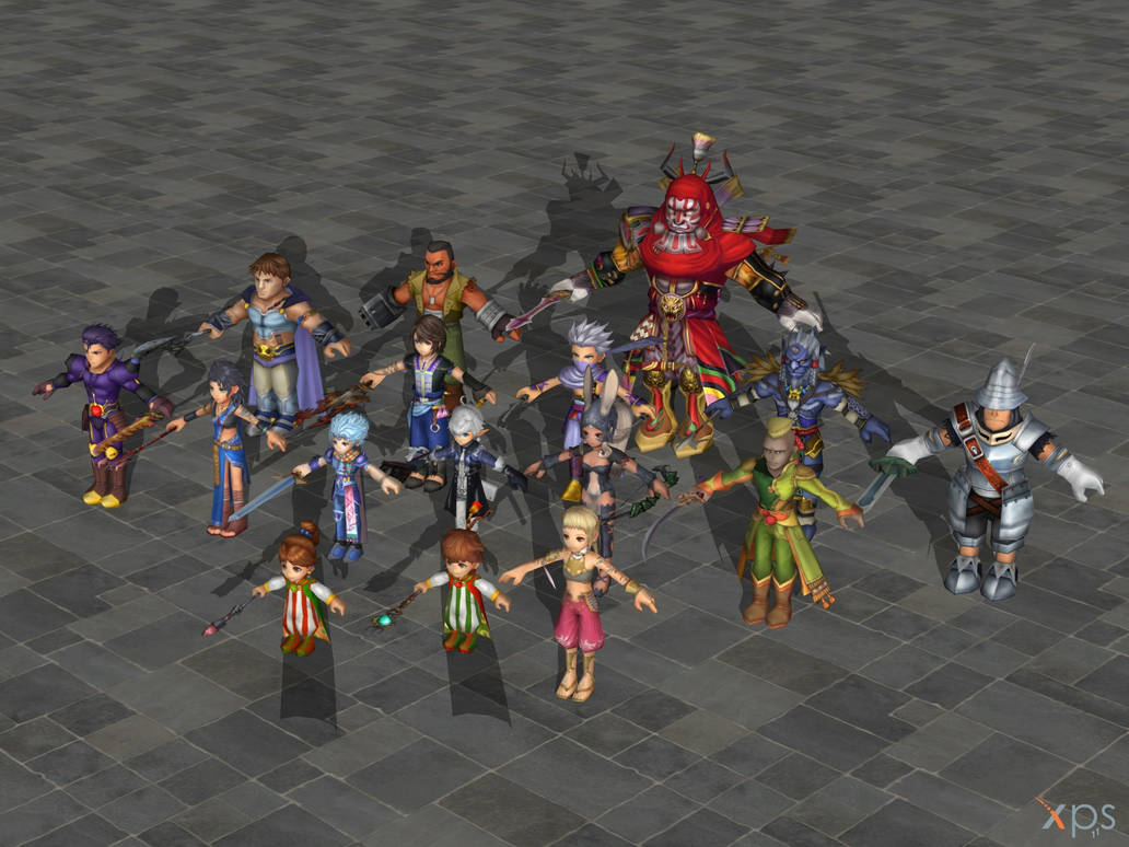 DFFOO models pack 04 by xGunbladeKnightx on DeviantArt