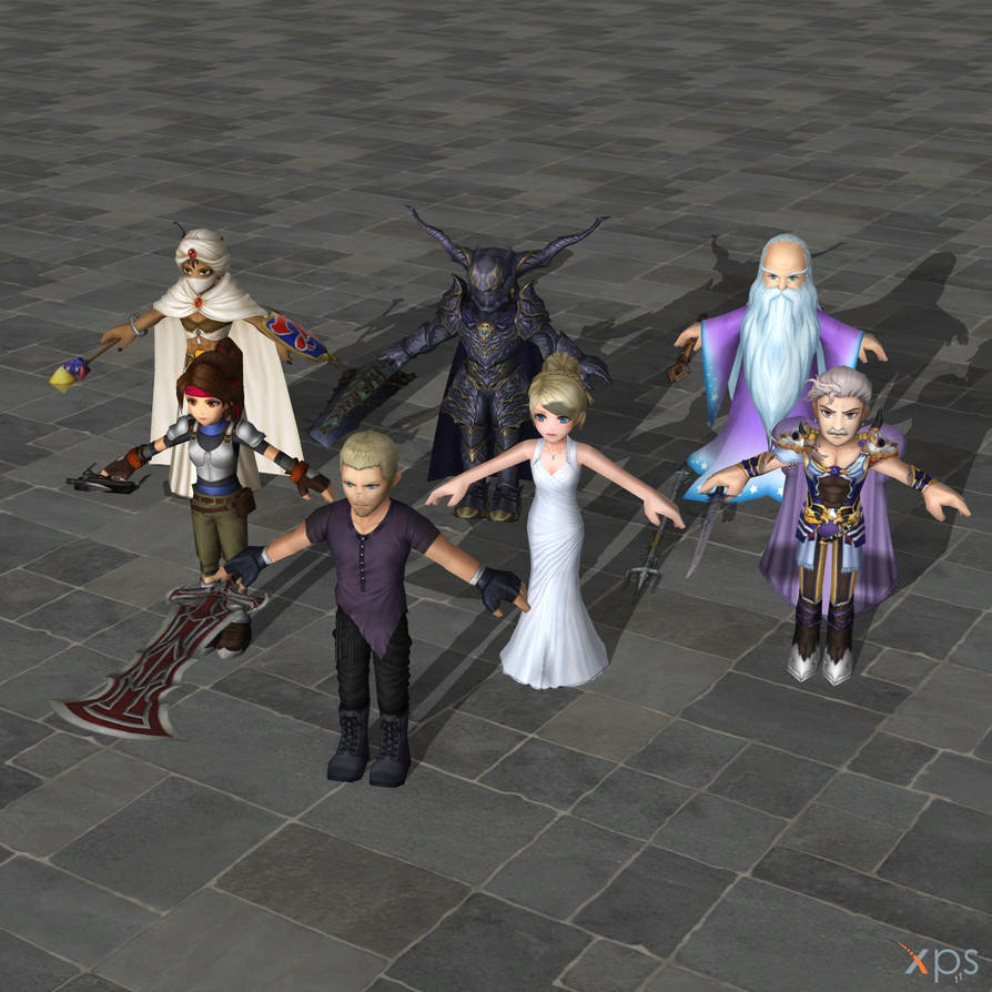 DFFOO models pack 08 by xGunbladeKnightx on DeviantArt