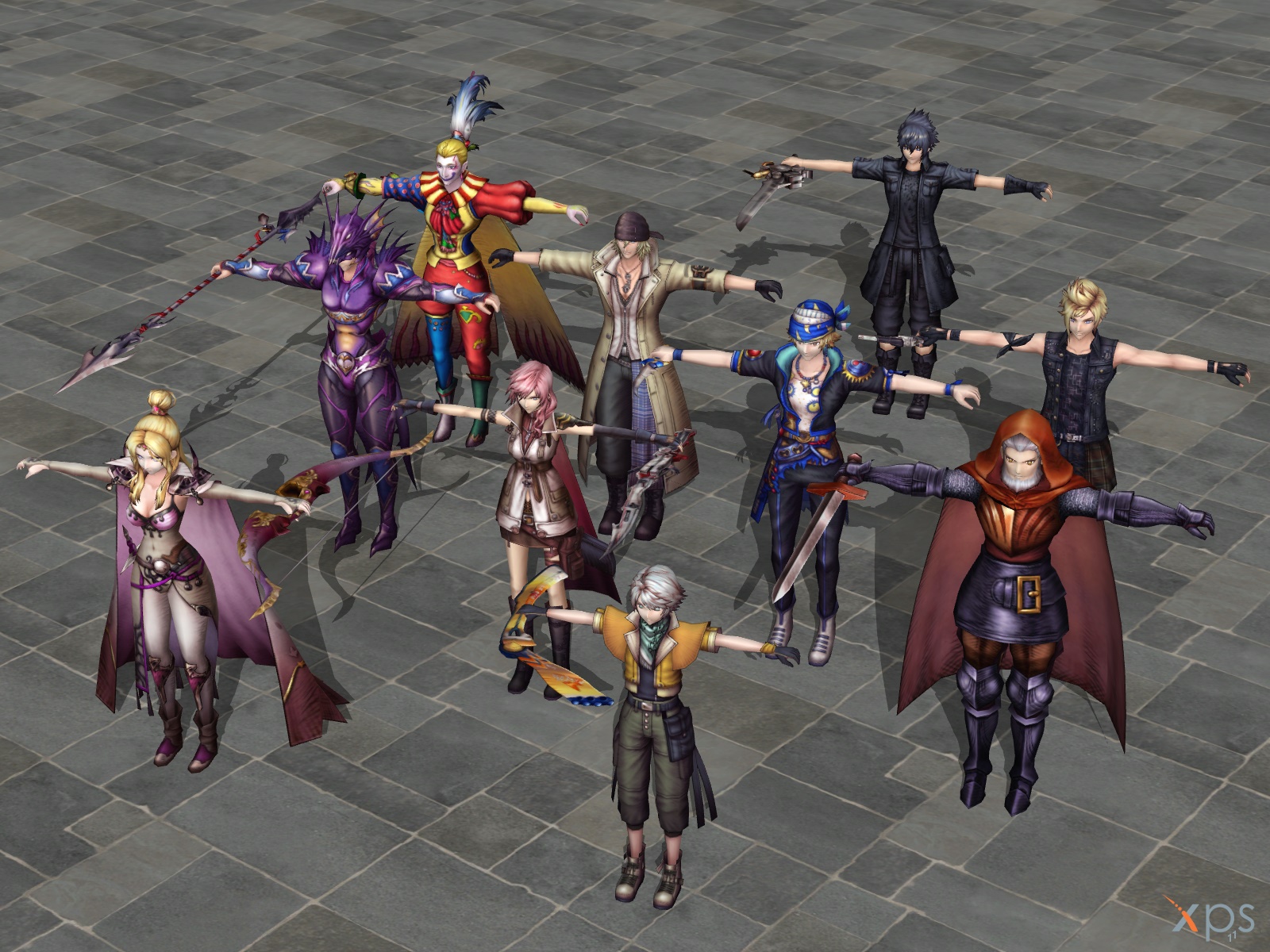 Final Fantasy on Xnalara-Customized - DeviantArt