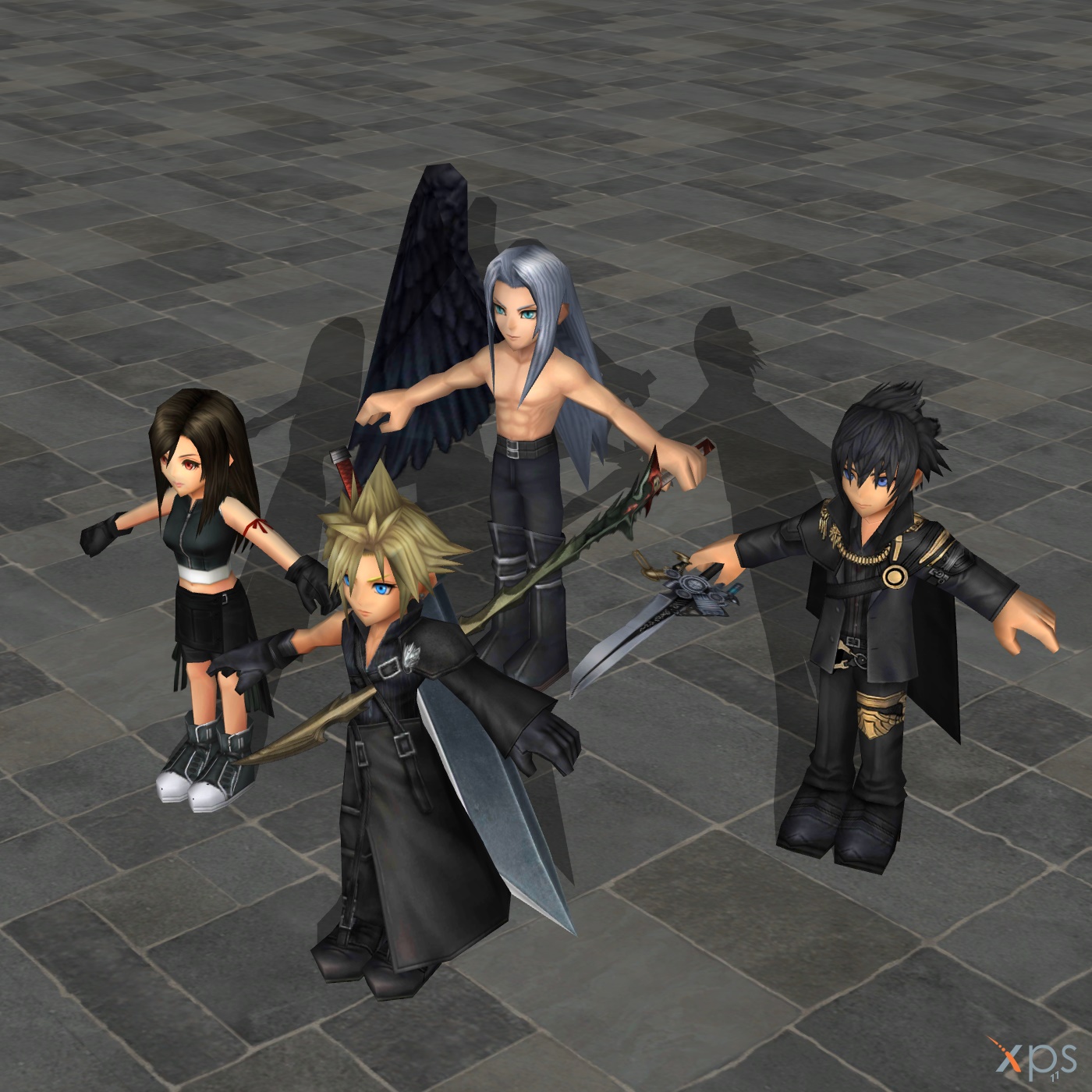 Final Fantasy on Xnalara-Customized - DeviantArt