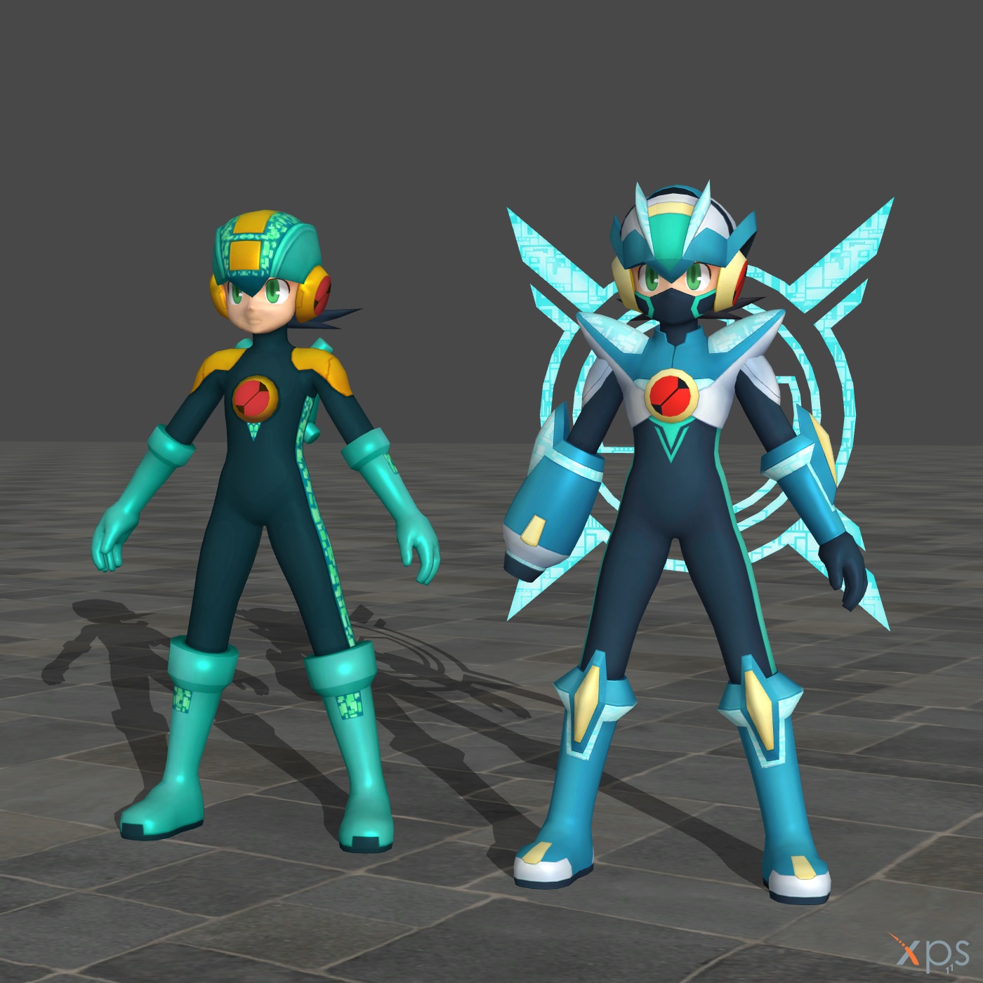 DiVE Cross MegaMan (MMXD) by RyuAensland on DeviantArt