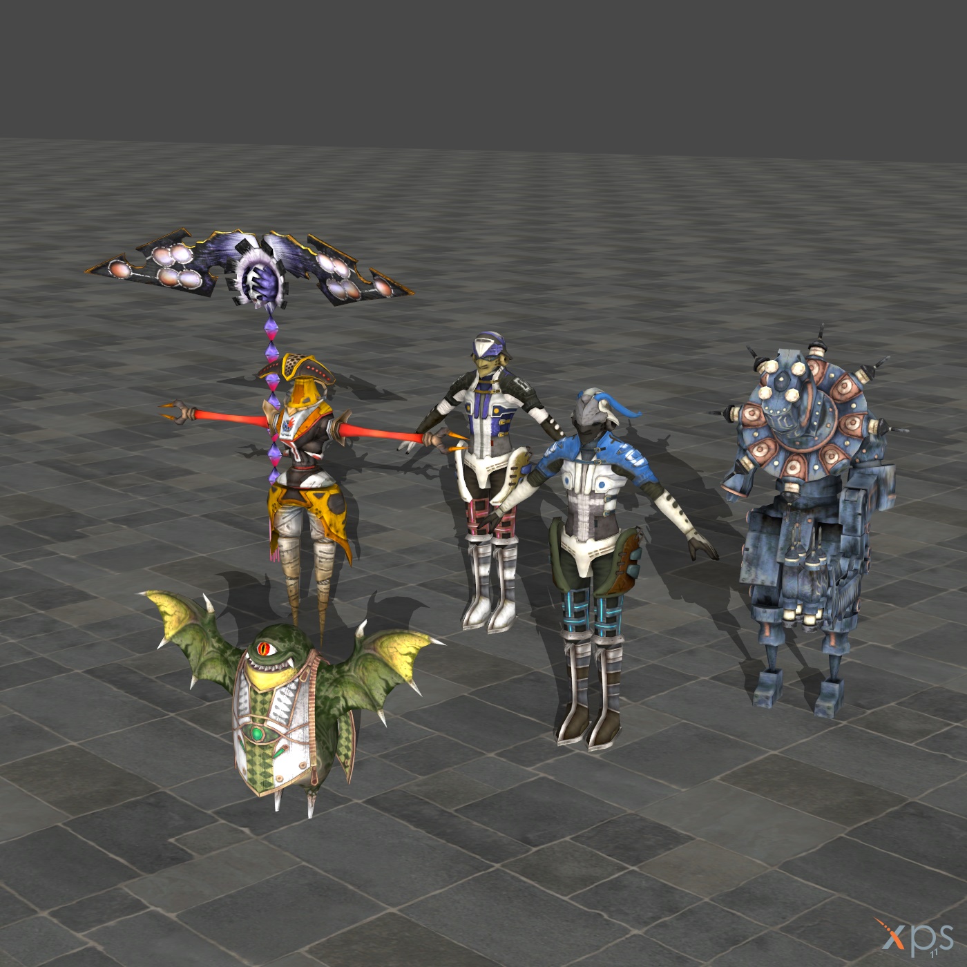 FFXIII monster pack 07 by xGunbladeKnightx on DeviantArt