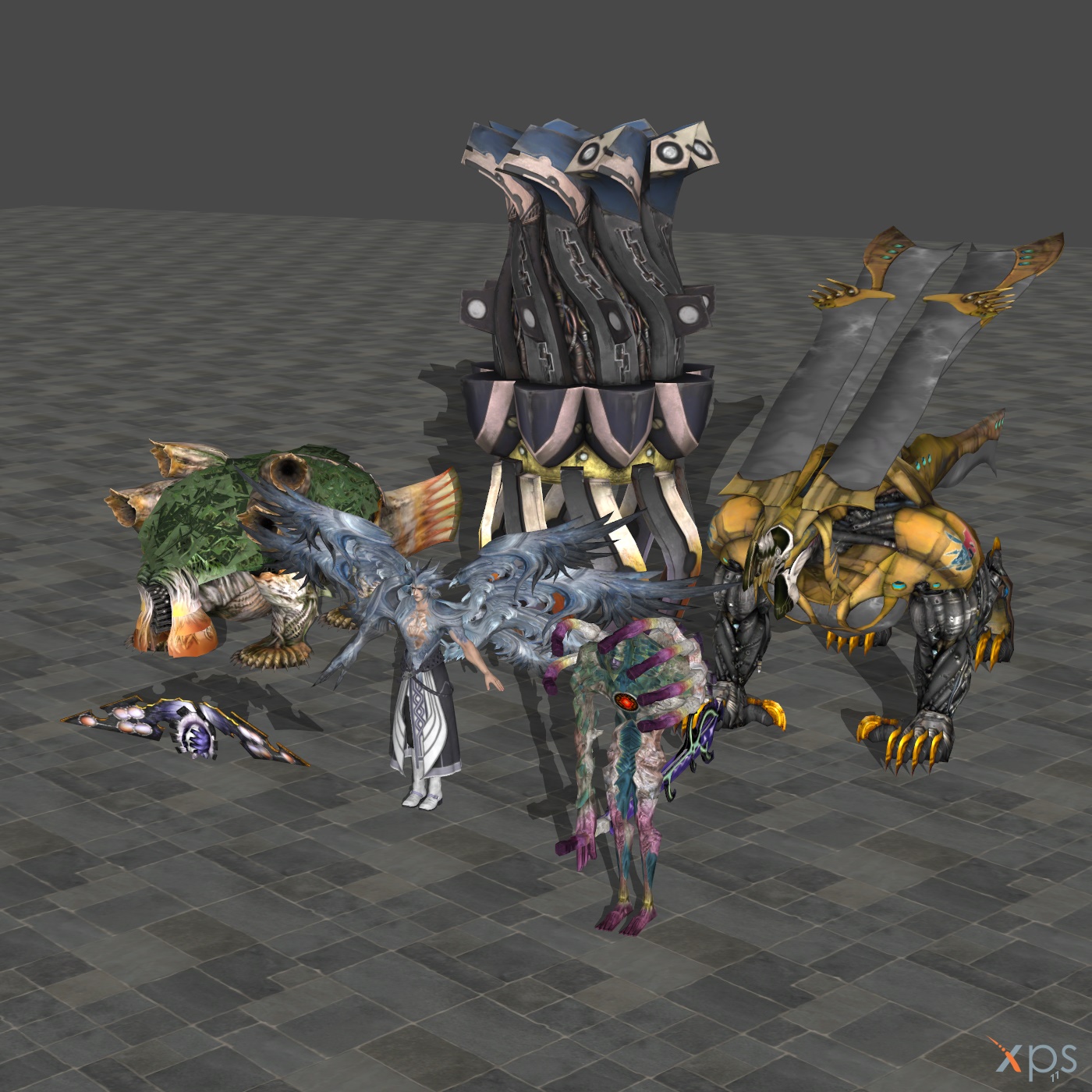 FFXIII monster pack 08 by xGunbladeKnightx on DeviantArt