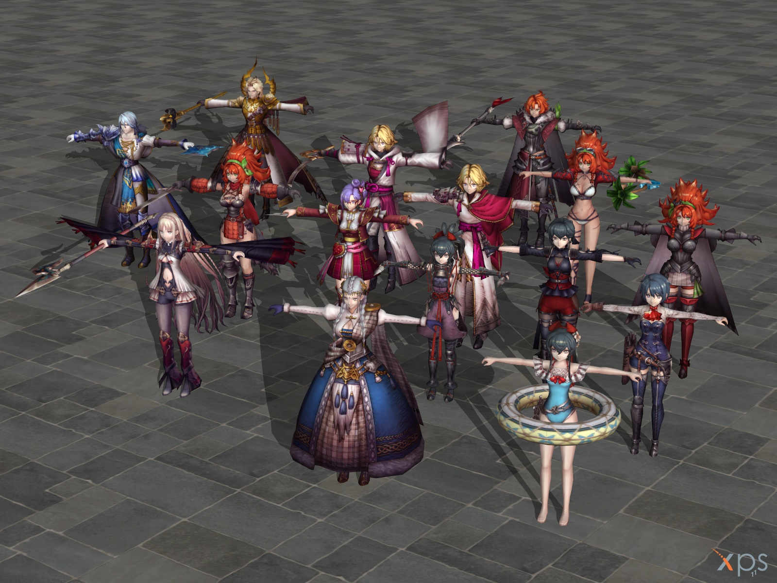 WOTV model pack 17 by xGunbladeKnightx on DeviantArt