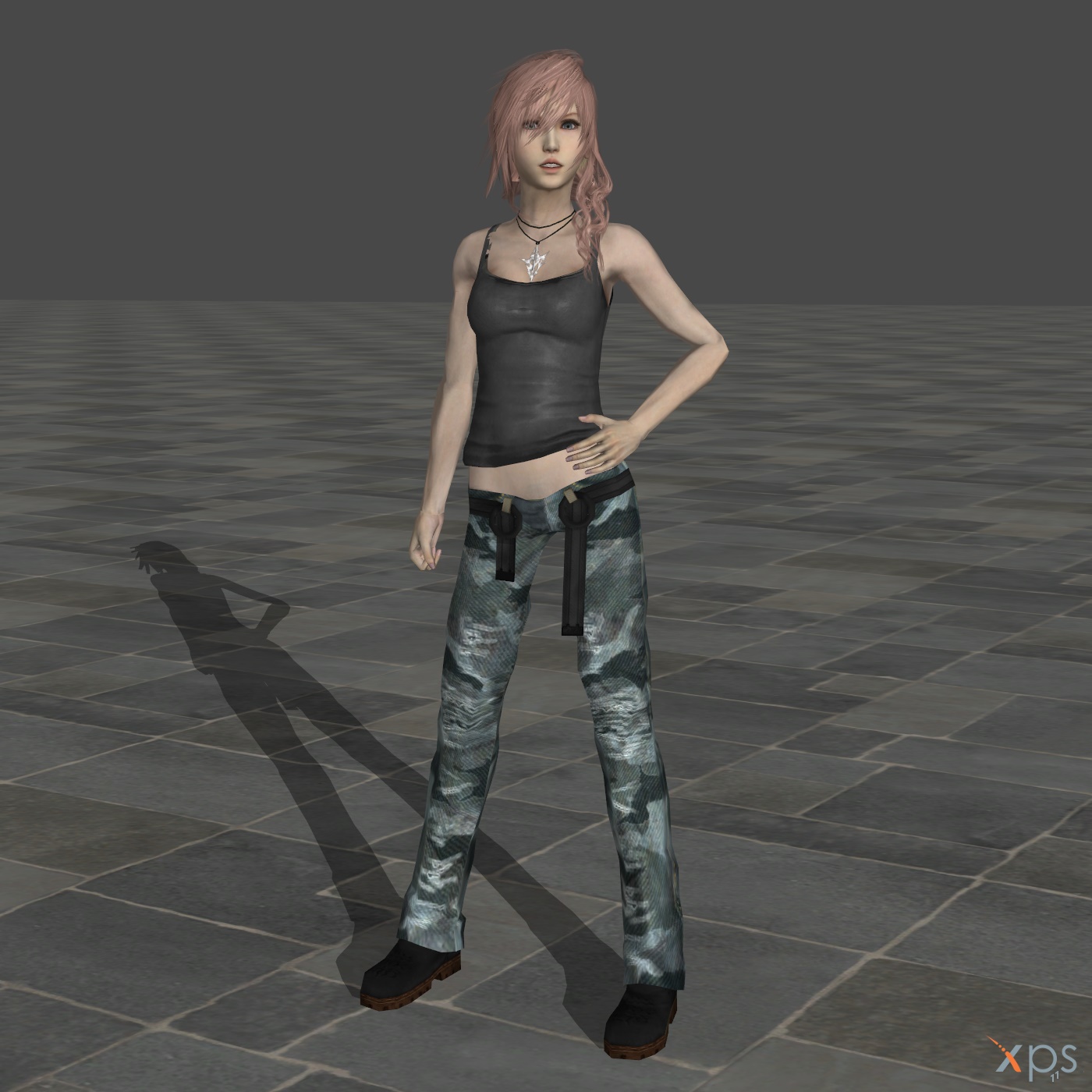 FFLR Lightning casual custom outfit by xGunbladeKnightx on DeviantArt