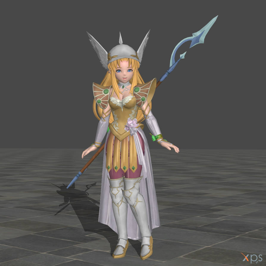 Riesz (Vanadis) Trials of Mana by xGunbladeKnightx on DeviantArt