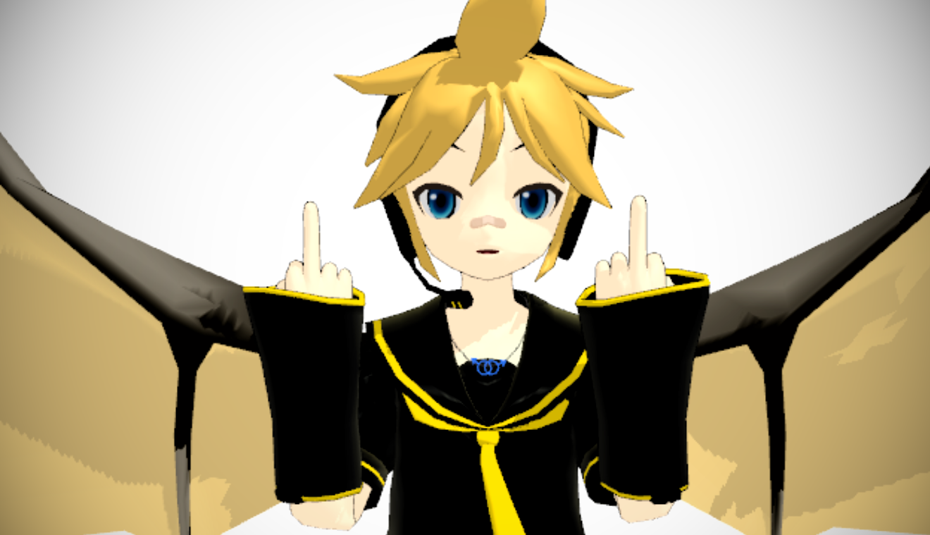 MMD Style Devil Len by reikafernanda on DeviantArt