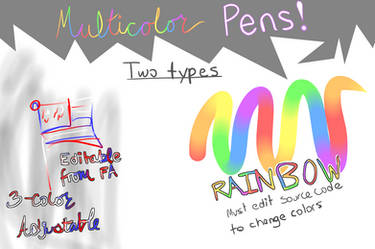 MultiColor Pens for FireAlpaca/MediBang Paint!!